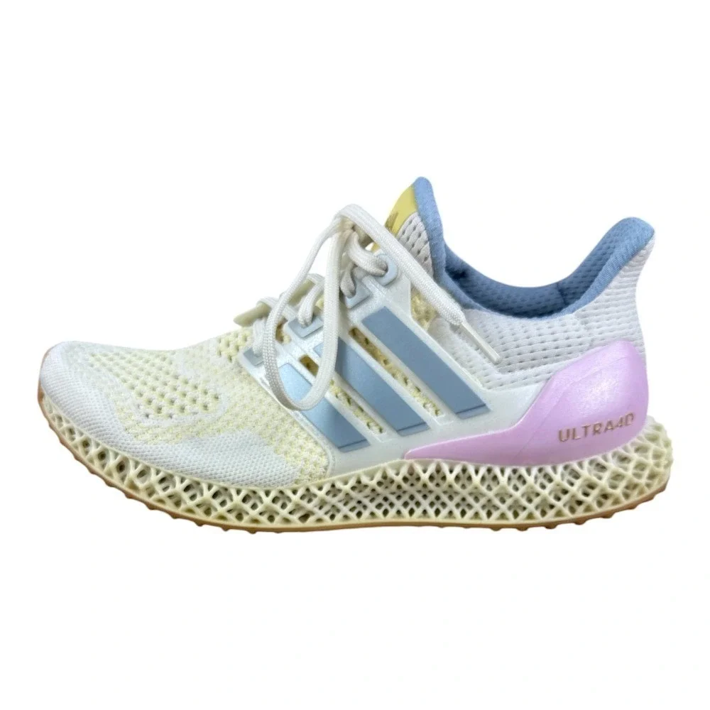 Adidas Originals Ultra 4D Mens Sneakers Off White Orchid Pink IF0301 Size 7 US